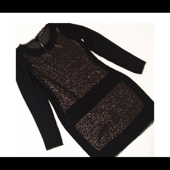 Sequin Sheer Dress - Picture 1 of 2